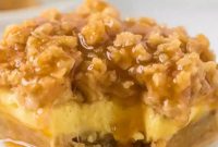 Harvest Caramel Apple Cheesecake Bars