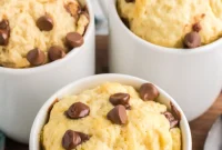 Guilt-Free Keto Chocolate Chip Mug Cake