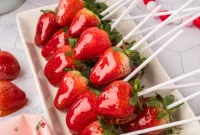 Glossy Strawberry Treats