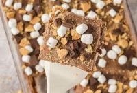 S’mores Poke Cake