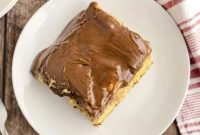 Boston Cream Poke Cake