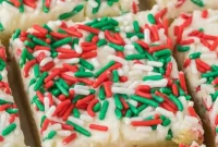 Frosted Christmas Sugar Cookie Bars