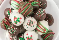Easy Christmas Oreo Balls