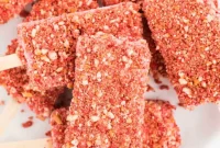 Strawberry Shortcake Frozen Bars