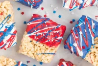 Patriotic Rice Krispie Delights