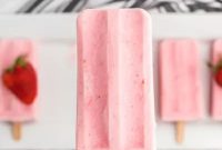 Refreshing Strawberry Yogurt Pops