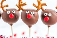 Festive Reindeer Cake Pops
