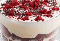 Crimson Velvet Trifle