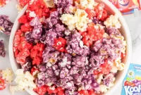 Colorful Kool-Aid Popcorn