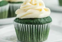 Lush Green Velvet Cupcakes