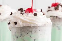 Ultimate Mint Chocolate Chip Milkshake