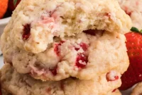 Delectable Strawberry Shortcake Cookies