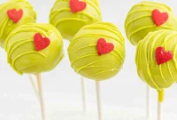Whoville Grinch Cake Pops
