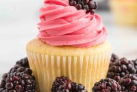 Luscious Blackberry Buttercream Frosting
