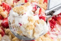 Blissful Strawberry Shortcake Ice Cream