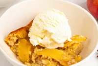 Golden Apple Cobbler Perfection