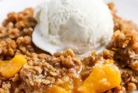 Irresistible Peach Crisp