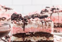 Festive Christmas Ice Cream Cake