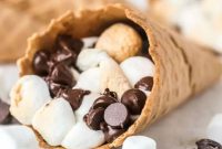 Crispy Waffle Cone S’mores