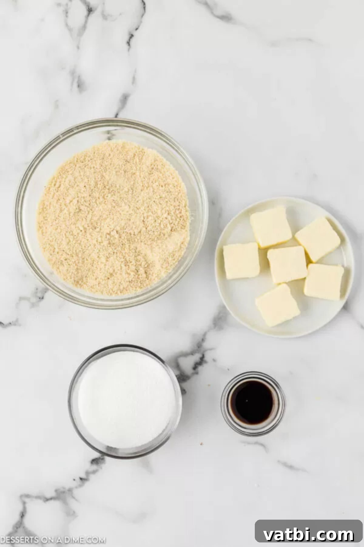Buttery Gluten-Free Shortbread Bliss 3 Ingredients needed to make these gluten free shortbread cookies