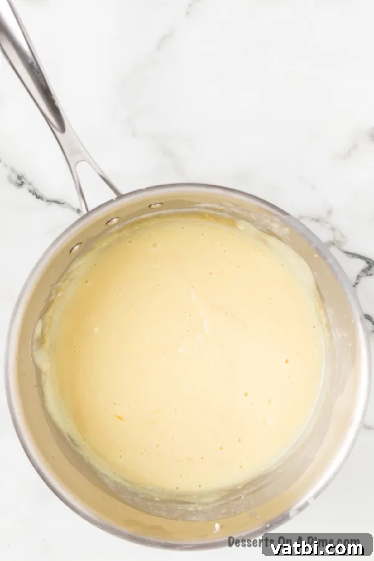 Creamy Homemade Vanilla Pudding 12 Mixture combined until smooth.