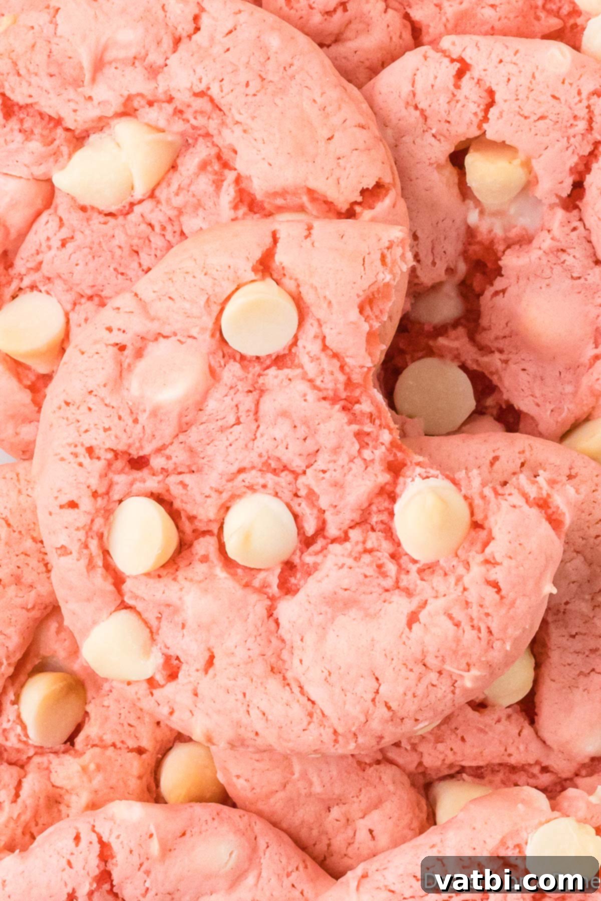 Cake Mix Love Bites 8 Valentine's Day Cake Mix Cookies grouped together.