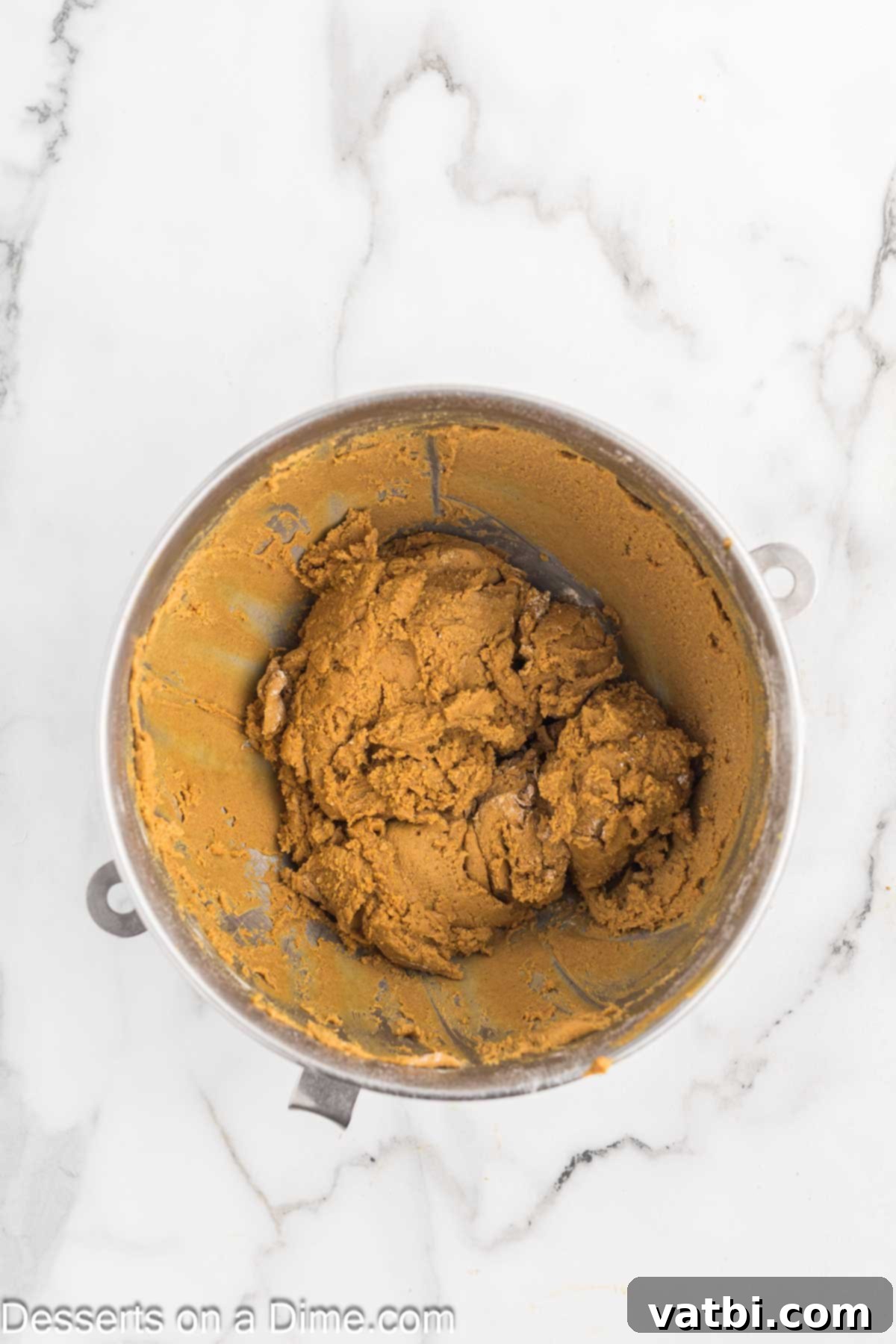 Eggs and molasses added into mixture along with dry ingredients. 