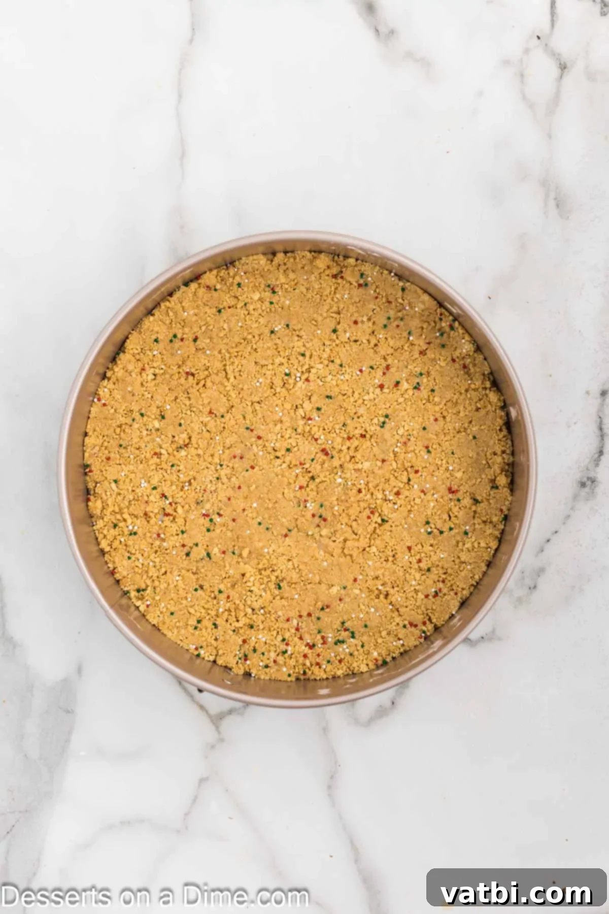 Little Debbie Christmas Tree Cheesecake: A Festive Indulgence 5 Crust mixture pressed firmly into the bottom and sides of a springform pan.