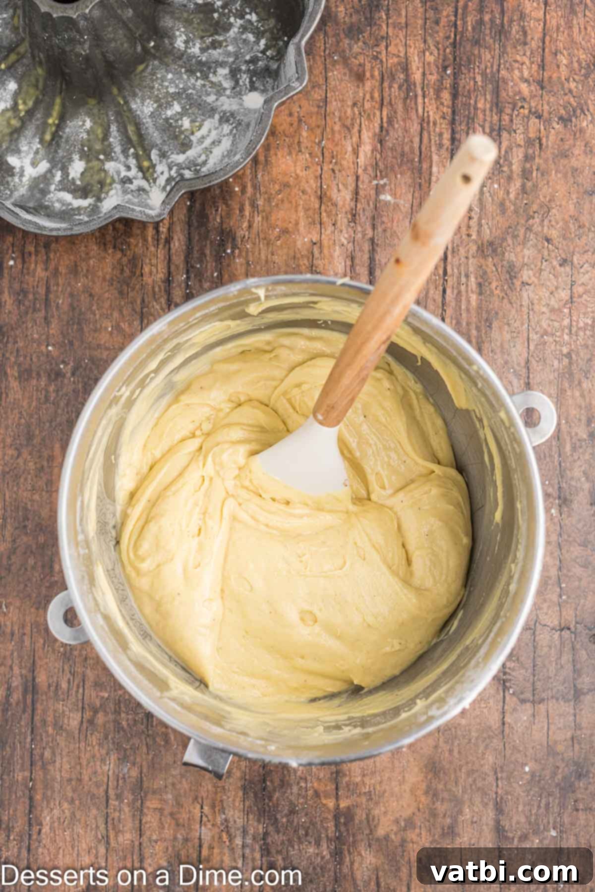 Rum mixed into batter if using. 
