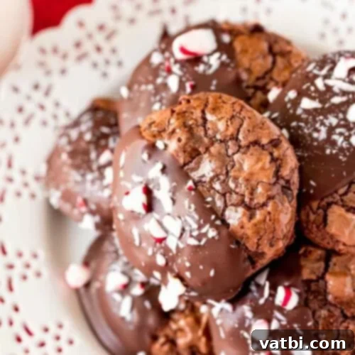 35 Simple Peppermint Delights 11 Peppermint Brownie Cookies