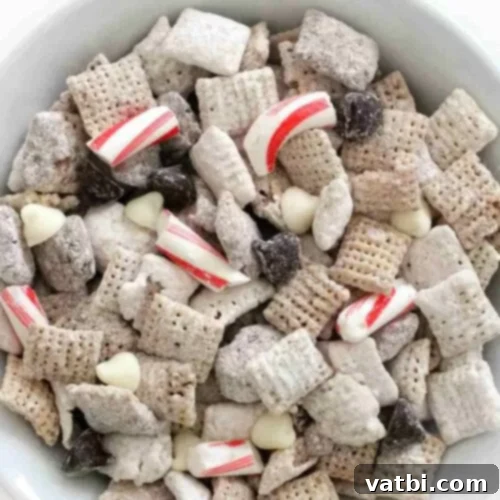 35 Simple Peppermint Delights 15 Peppermint Bark Puppy Chow