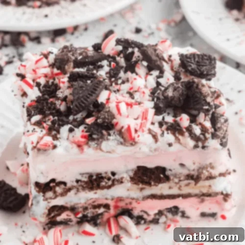 35 Simple Peppermint Delights 19 Christmas Ice Cream Cake