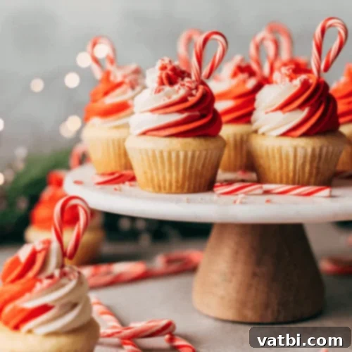 35 Simple Peppermint Delights 26 White Chocolate Peppermint Cupcakes
