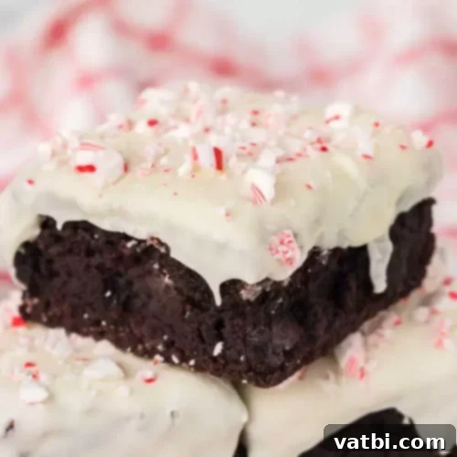 35 Simple Peppermint Delights 3 Peppermint White Chocolate Brownies