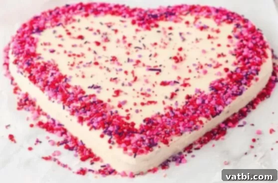 Blush Bites 6 Heart-shaped cake made without special pans.