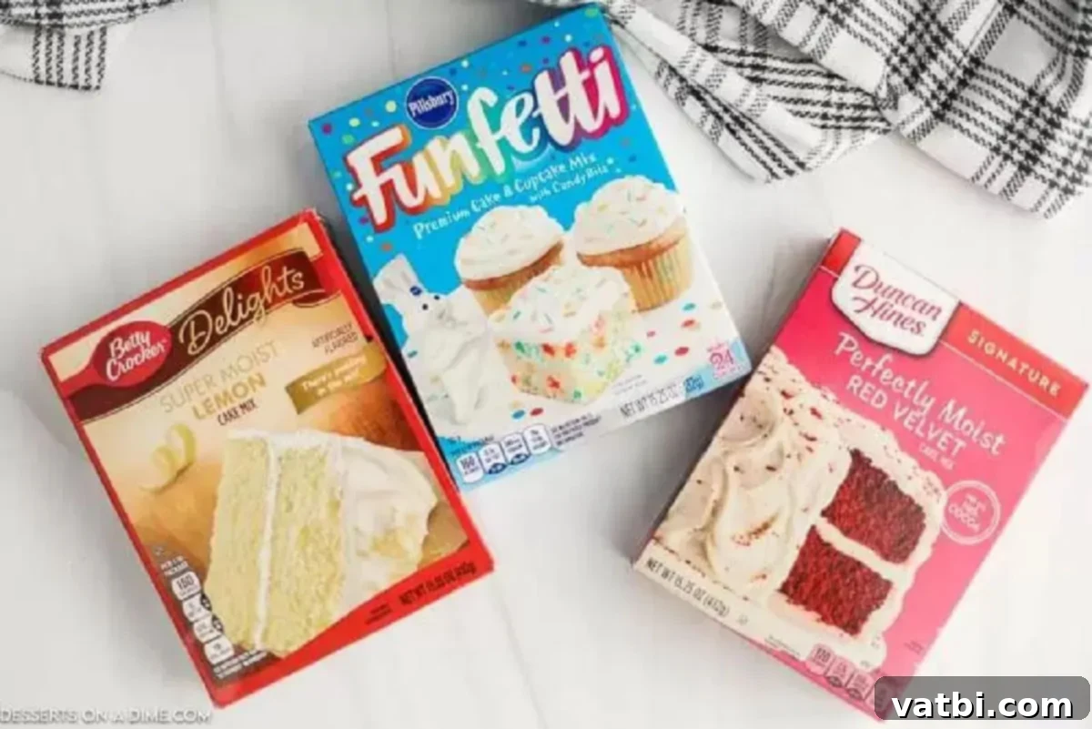 Is Your Cake Mix Still Bake-Worthy? 3 Various boxes of cake mix.