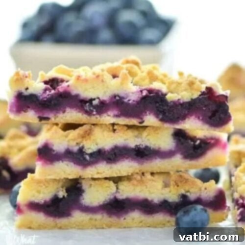 27 Deliciously Easy Blueberry Desserts 12 Blueberry crumb bars.