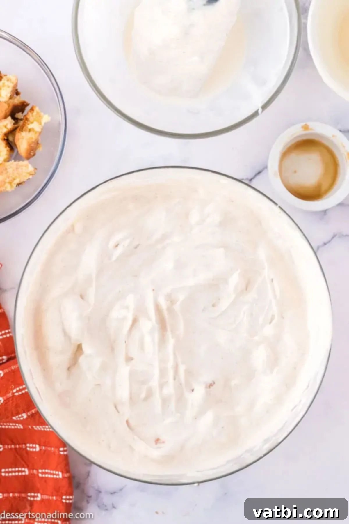 Snickerdoodle Cinnamon Swirl Ice Cream 5 Sweetened condensed milk, brown sugar, and cinnamon mixed together in a separate bowl.