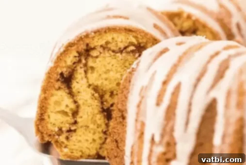 Sweet Surprises for Super Dads 5 A beautifully swirled Cinnamon Bundt Cake with a glaze.