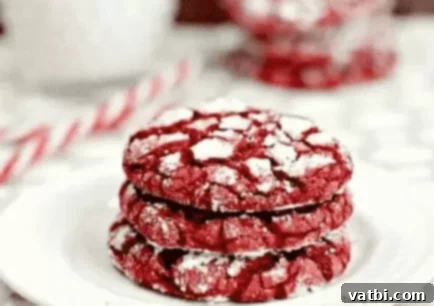 Sweet Surprises for Super Dads 7 Red Velvet Cookies with white chocolate chips.
