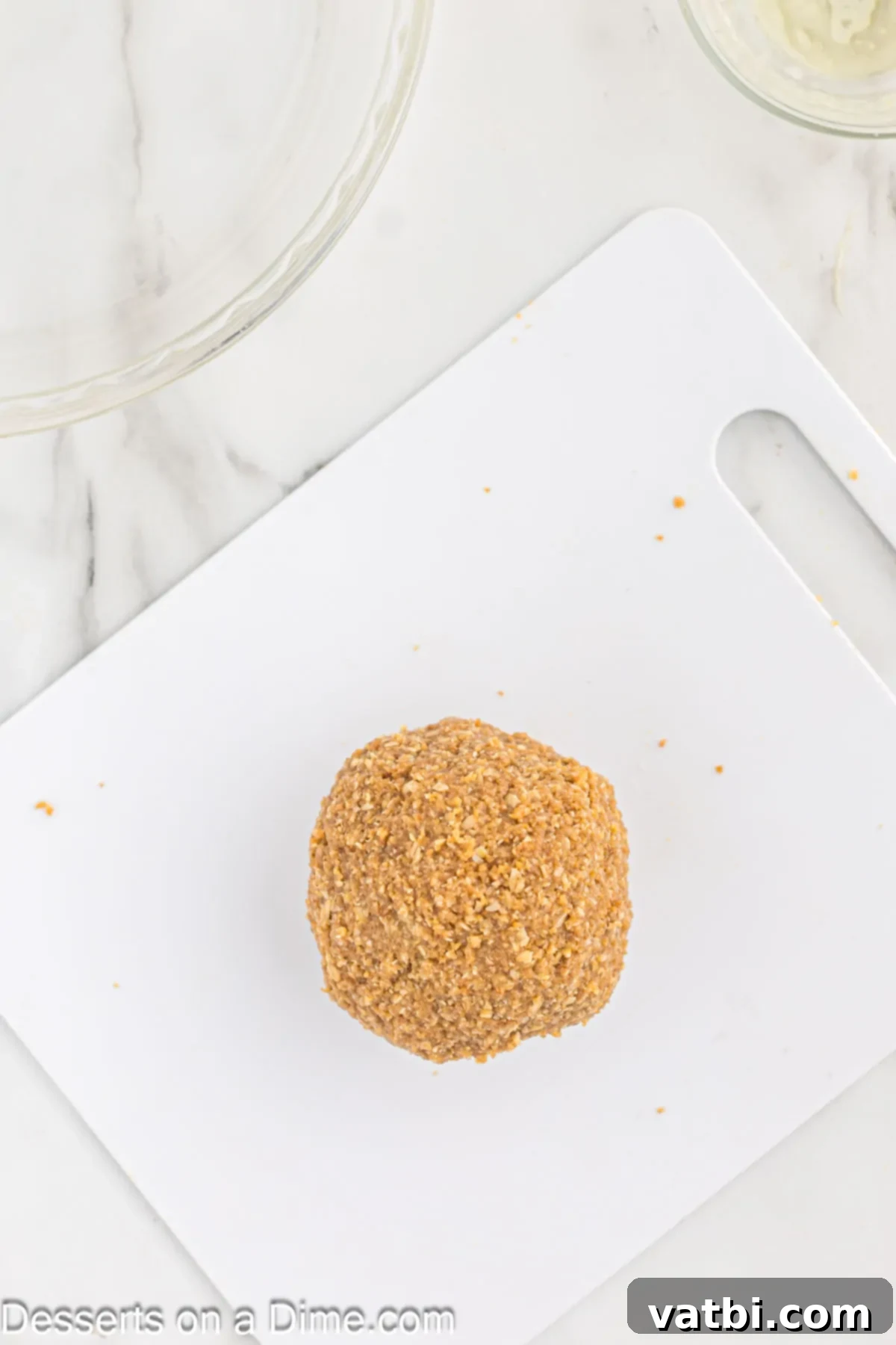 Irresistible Milk Bar Pie 11 Crust rolled into a ball