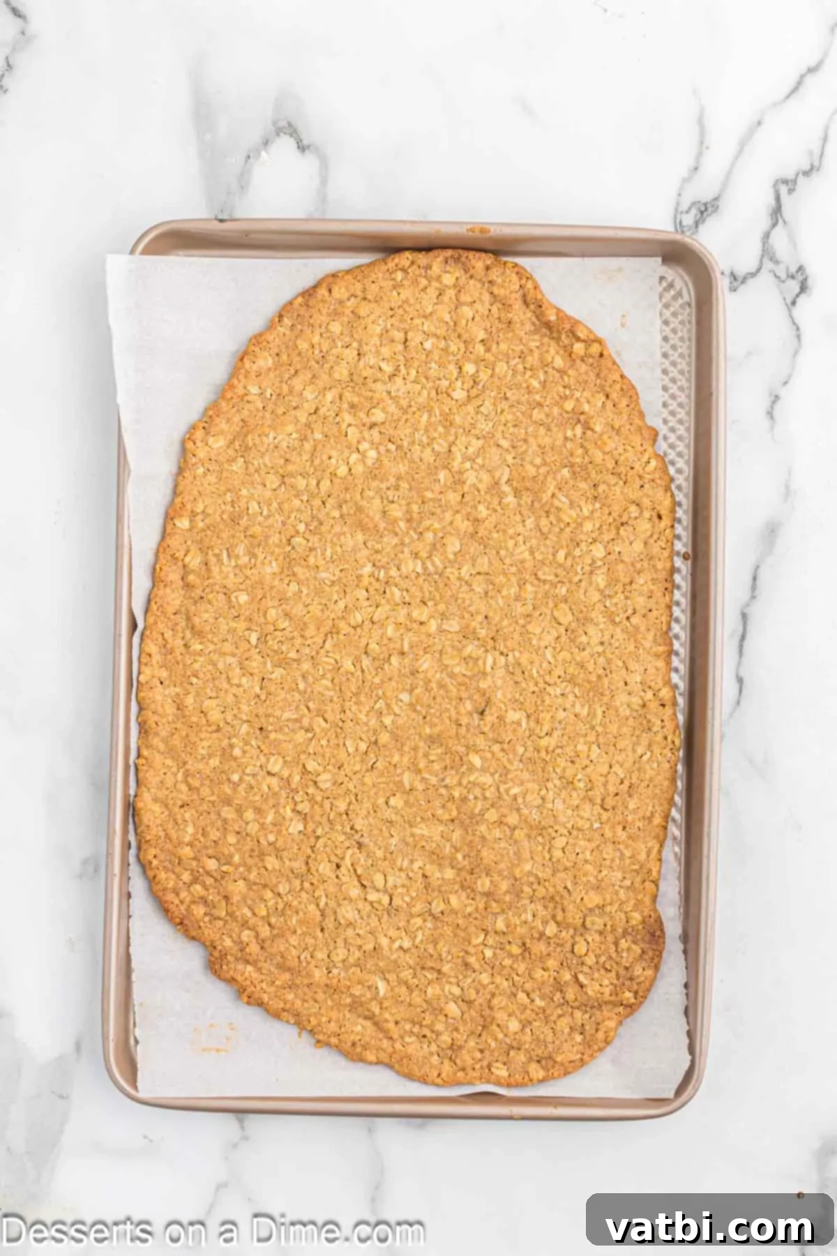 Irresistible Milk Bar Pie 8 Baked the oat crust on a baking sheet