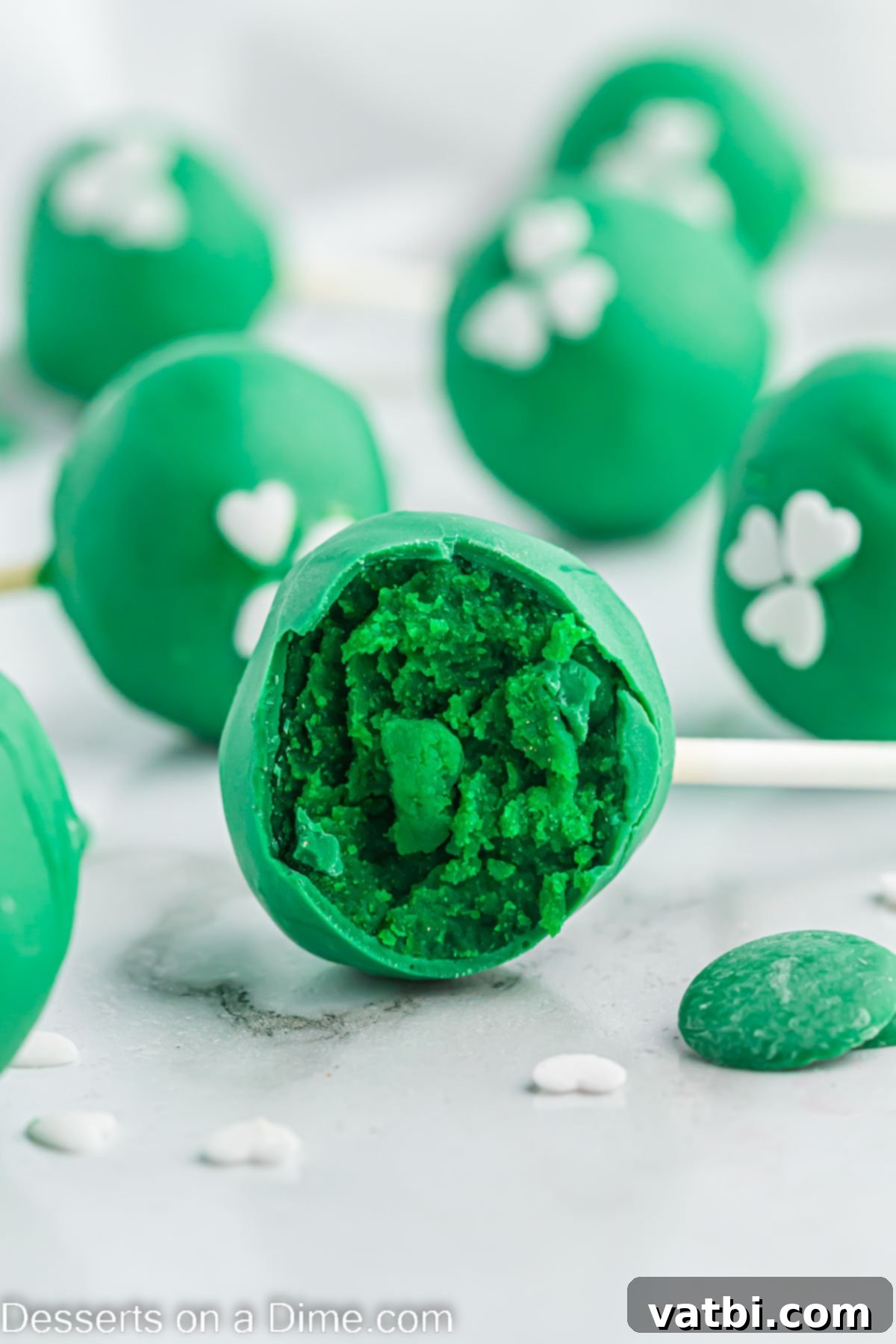 St. Patrick's Day Cake Pops 10 St Patrick's Day Cake Pops