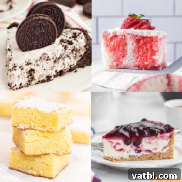 34 Irresistible Spring Desserts 2 A colorful spread of easy spring desserts, featuring a variety of textures and flavors, ideal for festive gatherings and everyday enjoyment during the spring season.