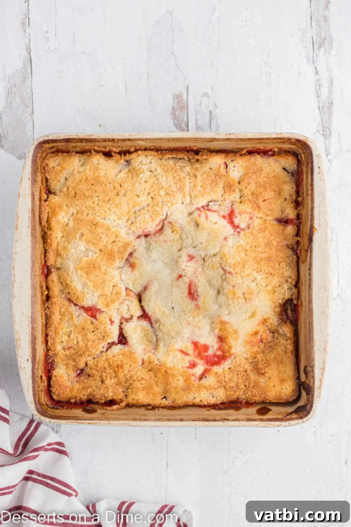 Homemade Cherry Cobbler Bliss 8 Cobbler baked and cooling.