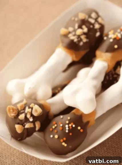 35 Thanksgiving Treats Kids Will Gobble Up 11 Chocolate Caramel Turkey Legs made with pretzel rods.