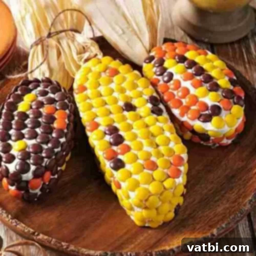 35 Thanksgiving Treats Kids Will Gobble Up 17 Harvest Corn Cakes, shaped and decorated to look like corn cobs.
