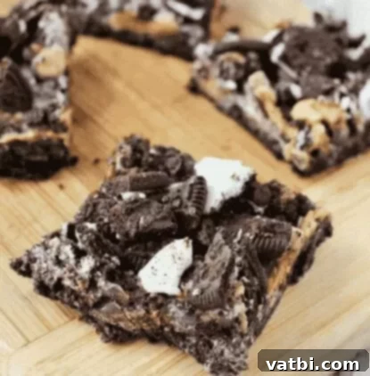 Irresistible Oreo Creations 6 Decadent Oreo Magic Bars with multiple layers of sweet ingredients