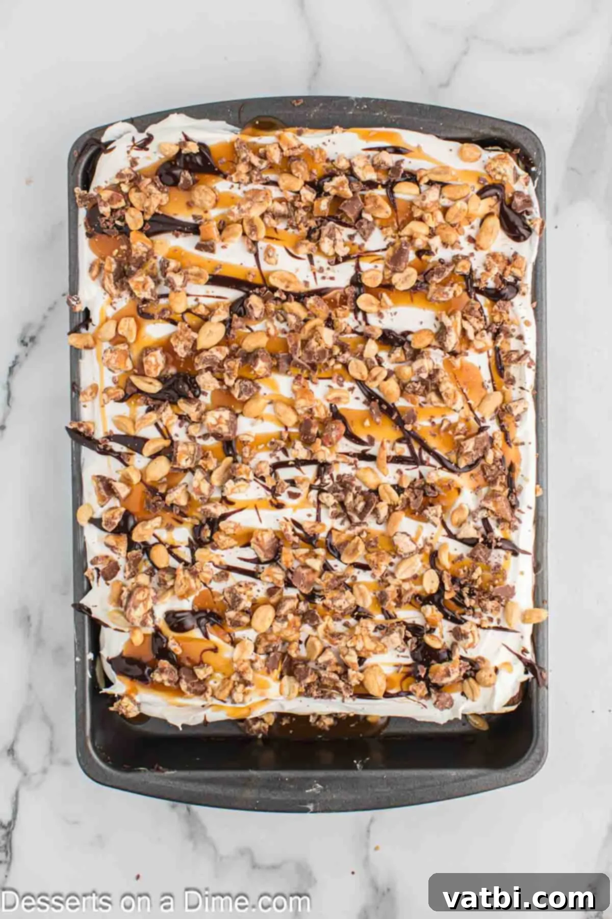 Decadent Snickers Ice Cream Cake 11 img 42672 10