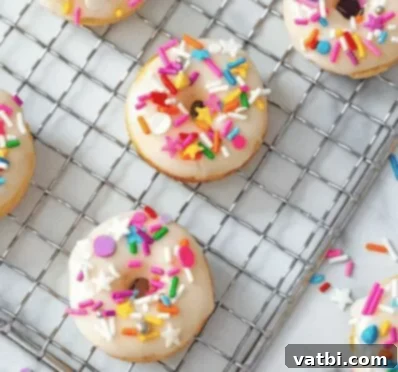 31 Sweet Texas Delights 9 A tray of colorful mini donuts, decorated with various sprinkles and glazes, perfect for a party.